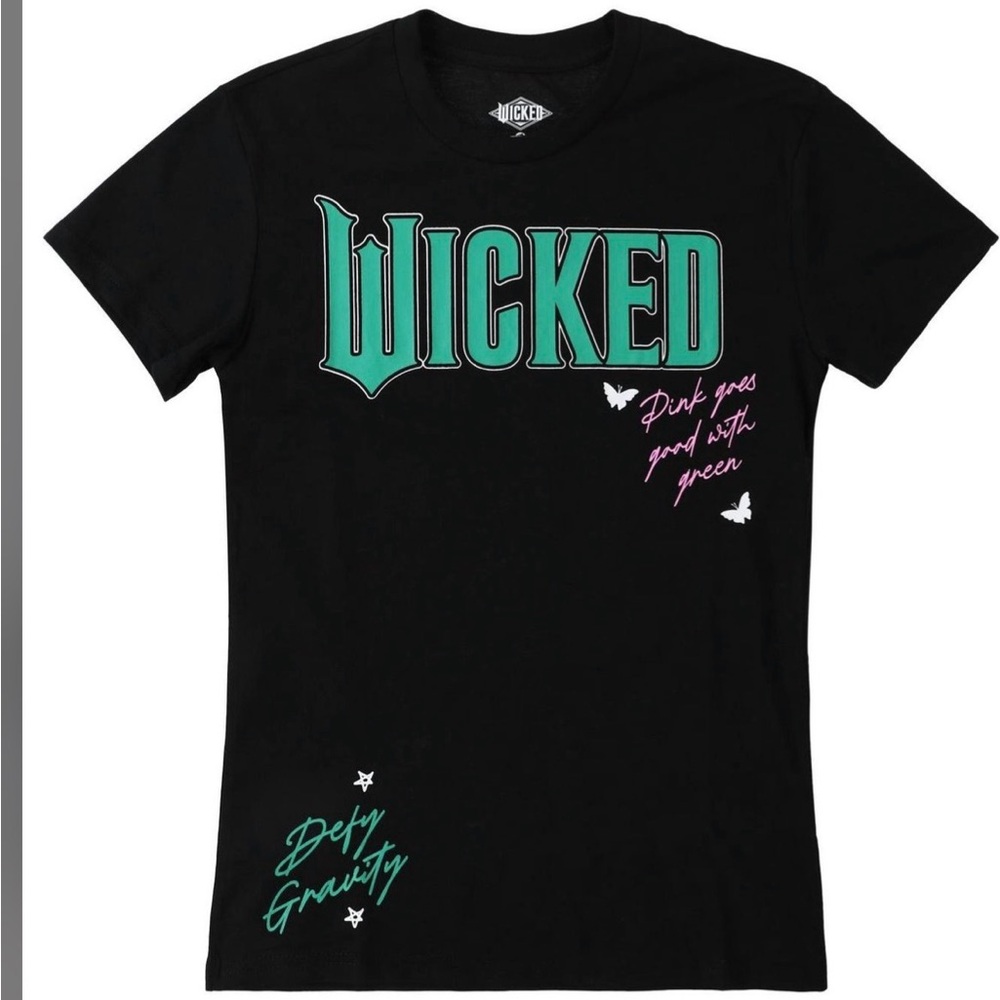 WICKED XL UNISEX GRAPHIC TEE BLACK WICKED TAG NWT